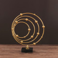 Modern Gold Circular Design Table Decor BJ348-07