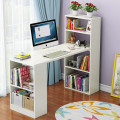 Modern Office Desk With Side File &amp; Book Shelve 002-14