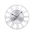 Modern Silver Wall Clock 2025-S