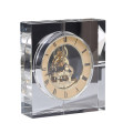 MODERN SQUARE SHAPED SEE THRU CLOCK JAN -72 6972-1