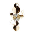 light luxury fashion personality creative iron wall clock  FBB0046-4L