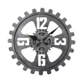 Silver Steampunk  Style Wall Clock 2032-S