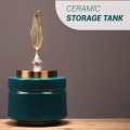 Stylish Ceramic Storage Tank Decoration