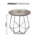Z-024B Iron art small round table sofa side table
