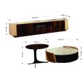 modern living room furniture Top coffee table and tv stand set 2601