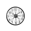 Modern Bicycle Style Wall Clock Black &amp; Silver YX20210806