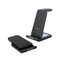 iLepo Black iW10 3in1 Smart Wireless Charging Station  Charging
