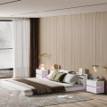 Modern Floor Bed White J-BD-005 200x190cm