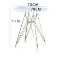 Nordic Ins Modern Minimalist Casual Reception Negotiation Table Z-005 - Gold
