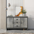 Solid Mdf Wood Finish Sideboard With Door Cabinets