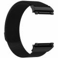 Black Stainless Steel band for Fitbit Ionic with Magnet