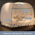 Automatic Mosquito Net Bed Pop Up Canopy for Camping Travel 1.5M