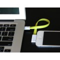VOJO IPHONE 4/4S SHORT DATA TRANSFER AND CHARGING CABLE  APPLE GREEN
