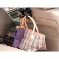 CAR SEAT DOUBLE HANGER BAG HOLDER INTERIOR ACCESSORIES - 2 PACK