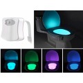 LED LIGHT SENSOR MOTION ACTIVATED GLOW BOWL TOILET SEAT NIGHT INSIDE BATHROOM 8 COLOURS