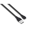 USB CHARGING CABLE CHARGER CORD FOR FITBIT FORCE / CHARGE - BLACK