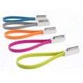 VOJO IPHONE 4/4S SHORT DATA TRANSFER AND CHARGING CABLE  ORANGE