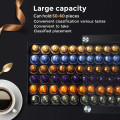 NESPRESSO COFFEE KITCHEN ORGANIZER BLACK HOLDS 60 PODS