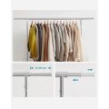 ROLLING EXTENDABLE CLOTHING RACK