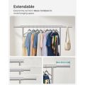 ROLLING EXTENDABLE CLOTHING RACK