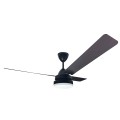HighBreeze LED Regulator Ceiling Fan w/light-Mahogany blades- Solent