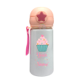 Personalized Star Straw Water Bottle - Cupcake