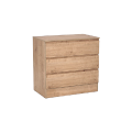 Moxico 3 Drawer chest of drawer with handle less design