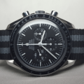 18mm Nato Watch Strap Black/Grey (Bond)