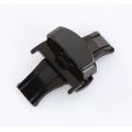 Deployant Clasp/Buckle with Double Push Button Release (Black) - 22mm