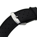 22mm Vintage Tropic Rubber Strap Black