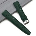 20mm Vintage Tropic Rubber Strap Green