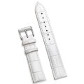 18mm Leather Watch Strap White