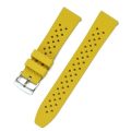 20mm Honeycomb Rubber Strap Yellow