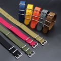 18mm Ribbed Nato Watch Strap Rose