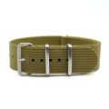 18mm Ribbed Nato Watch Strap Olive