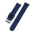 22mm Rubber Waffle Strap Blue