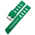 22mm Breathable Silicone Strap Green