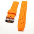 20mm Vintage Tropic Silicone Strap Orange