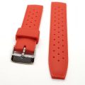 20mm Vintage Tropic Silicone Strap Red