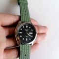 20mm Rubber Waffle Strap Green