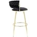 KC Furn-Marloe Bar Chair (Black Set of 2)