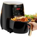 EXTRA LARGE 2400W CAPACITY LCD TOUCH SCREEN AIR FRYER 6LBLACK