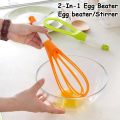 2-In-1 Flat and Balloon Whisk Manual Egg Beater