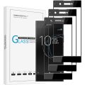 NEWZEROL [3 Pack] for Sony Xperia XA1 Screen Protector [Full Coverage] Tempered Glass High Definitio