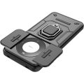 Kickstand Military Slide Lens Camera Protection Case For Honor X9A