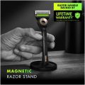 Gillette Labs Men`s Razor + 5 Razor Blades, with Exfoliating Bar Black & Gold Edition