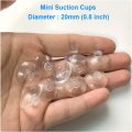 20mm 20 Pieces Mini Suction Cups Clear Without Hooks Without Holes