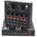 Live Sound Card - Live Stream or Karaoke Audio Interface 12 sound effects, and 10 effect modes