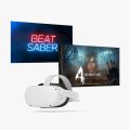 Oculus Quest 2 (128 GB) Resident Evil and Beat Saber Bundle (One per customer)
