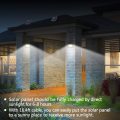 120W Outdoor Indoor Split Type Solar Lights Motion Sensor Wall Light with Wireless Remote Control